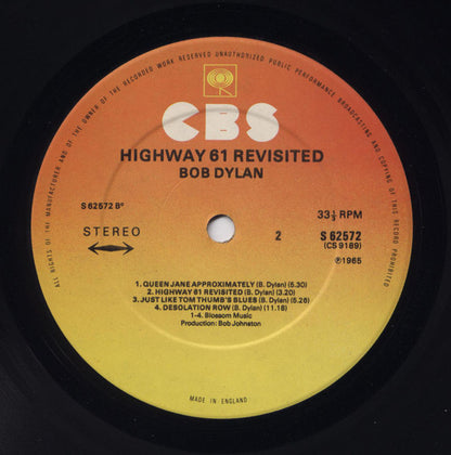 Bob Dylan : Highway 61 Revisited (LP, Album, RE)