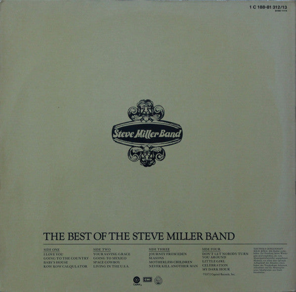 Steve Miller Band : Anthology (2xLP, Comp, Gat)
