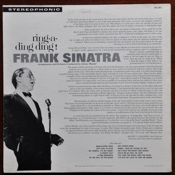 Frank Sinatra : Ring-A-Ding Ding! (LP, Album)