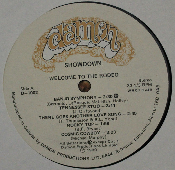 Showdown (4) : Welcome To The Rodeo (LP, Album)