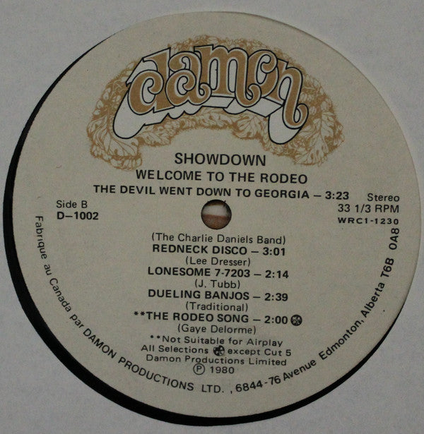 Showdown (4) : Welcome To The Rodeo (LP, Album)