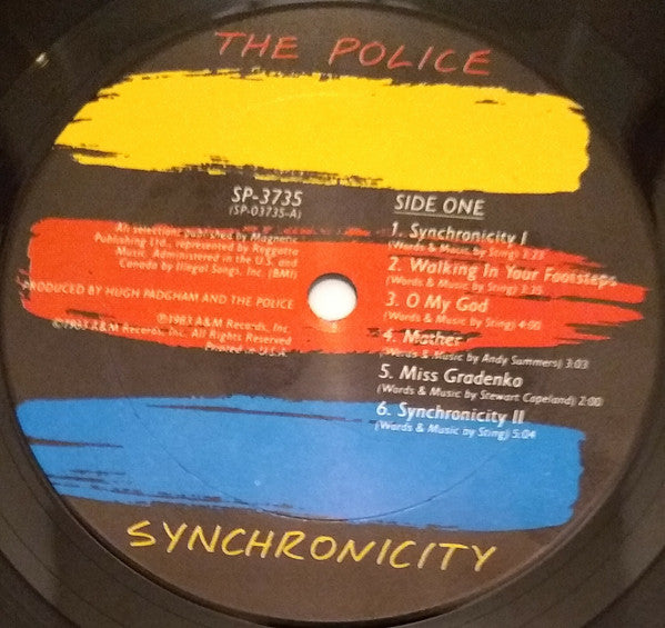 The Police : Synchronicity (LP, Album, Car)