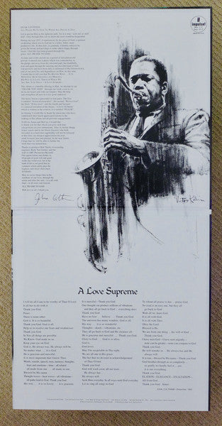 John Coltrane : A Love Supreme (LP, Album, RE, RP, 180)