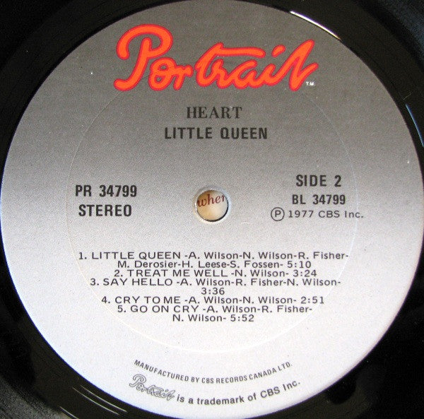 Heart : Little Queen (LP, Album, Ken)