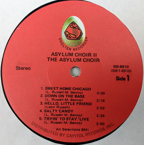Leon Russell & Marc Benno : Asylum Choir II (LP, Album, Los)