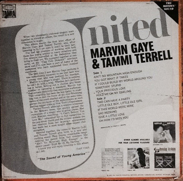 Marvin Gaye & Tammi Terrell : United (LP, Mono)