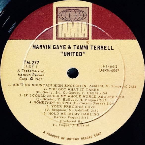 Marvin Gaye & Tammi Terrell : United (LP, Mono)