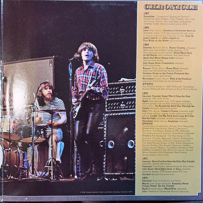Creedence Clearwater Revival Featuring John Fogerty : Chronicle - The 20 Greatest Hits (2xLP, Comp, San)