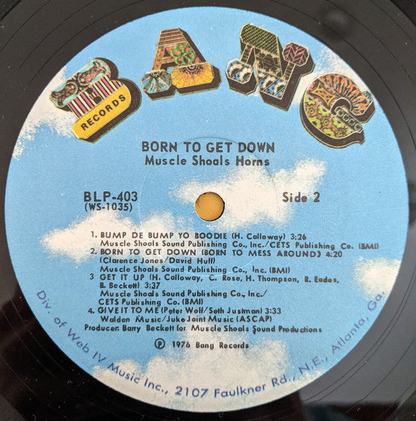 Muscle Shoals Horns : Born To Get Down (LP, Album)
