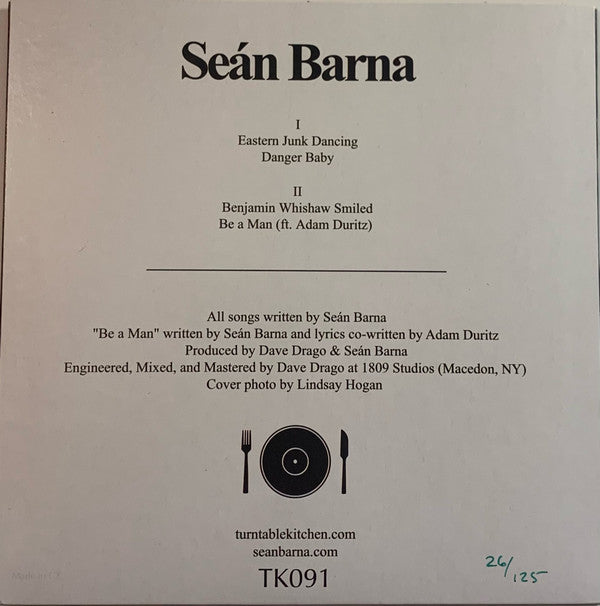 Seán Barna : Untitled EP  (7", Num, Swa)