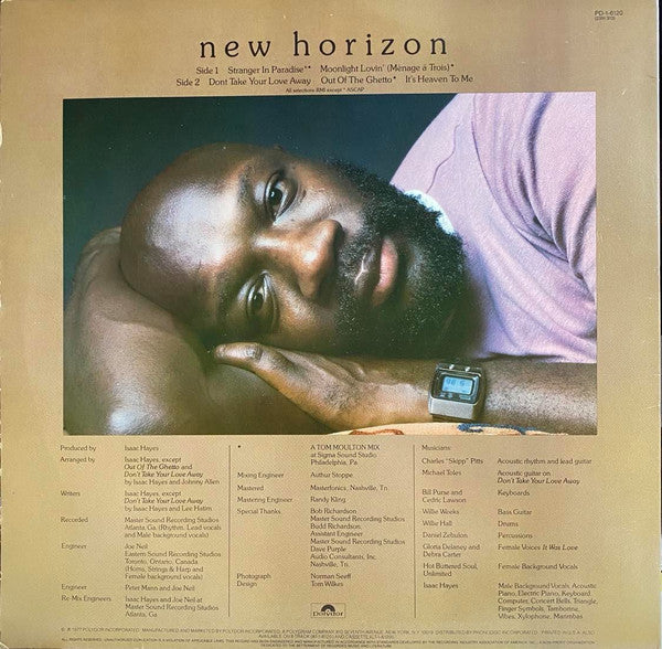 Isaac Hayes : New Horizon (LP, Album, Gol)