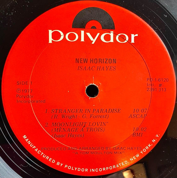 Isaac Hayes : New Horizon (LP, Album, Gol)