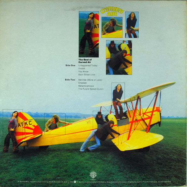 Curved Air : The Best Of Curved Air (LP, Comp)