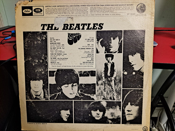 The Beatles : Rubber Soul (LP, Album, Scr)