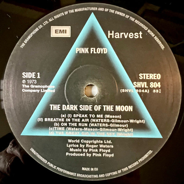 Pink Floyd : The Dark Side Of The Moon (LP, Album, RE, RM, 180)