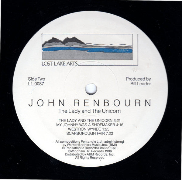 John Renbourn : The Lady And The Unicorn (LP, Album, RM, EMW)