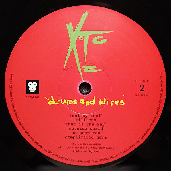 XTC : Drums And Wires (LP, Album, RE, RM, 200)