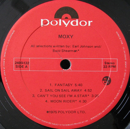 Moxy (2) : Moxy (LP, Album)