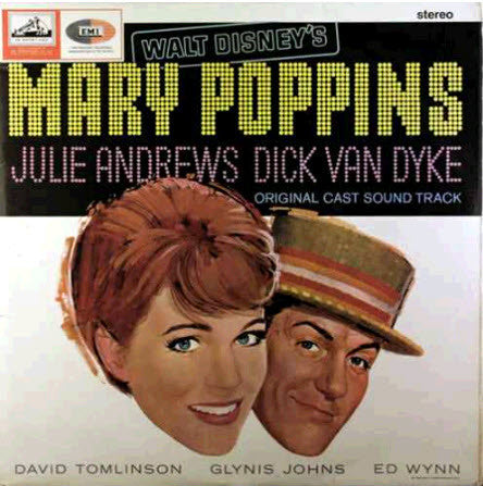Julie Andrews, Dick Van Dyke (2), R. & R. Sherman* : Walt Disney's Mary Poppins (Original Cast Sound Track) (LP, Album)