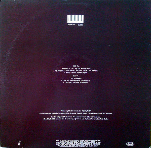 Paul McCartney : Tripping The Live Fantastic - Highlights! (LP, Album, Club)