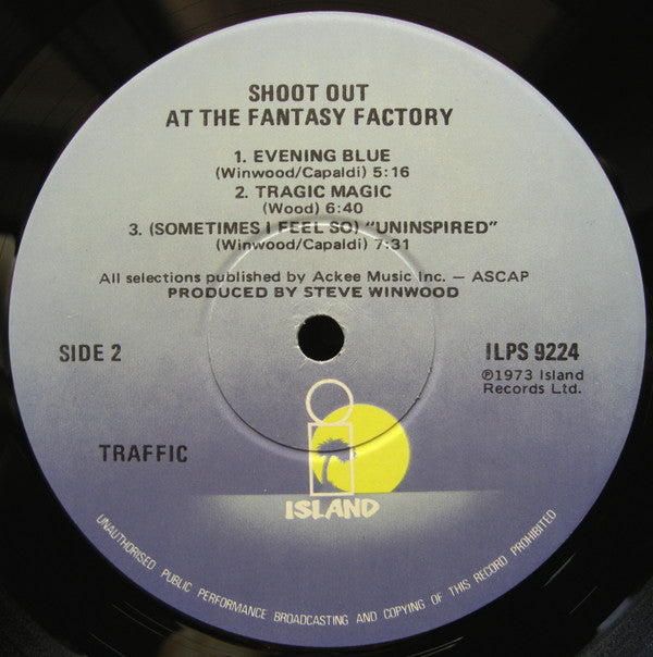 Traffic : Shoot Out At The Fantasy Factory (LP, Album, RE, Nig)