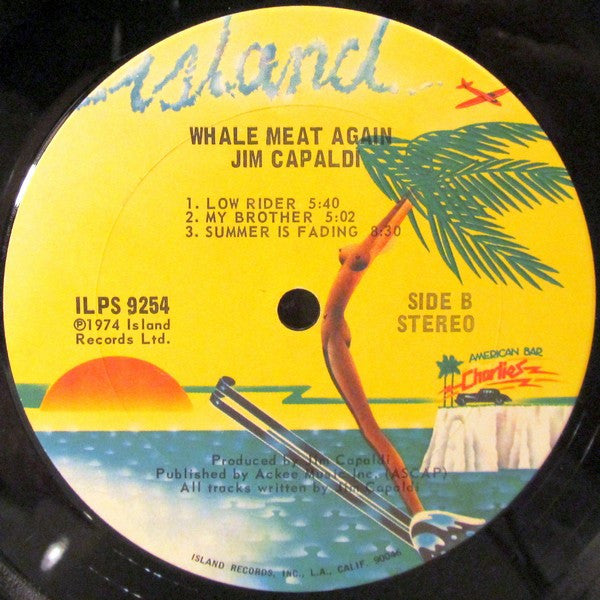Jim Capaldi : Whale Meat Again (LP, Album, Ter)