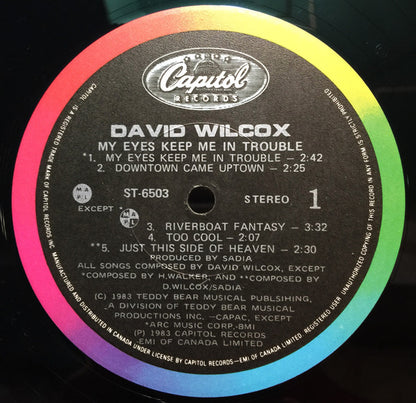 David Wilcox (2) : My Eyes Keep Me In Trouble (LP, Album)