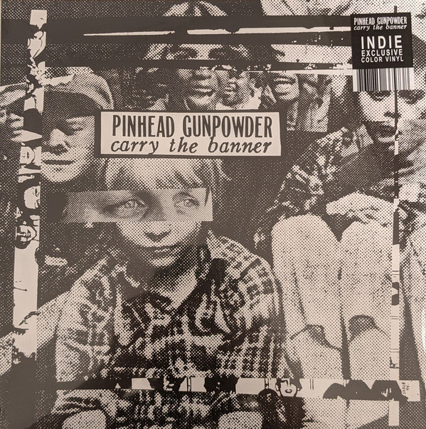 Pinhead Gunpowder : Carry The Banner (12", MiniAlbum, RE, Whi)