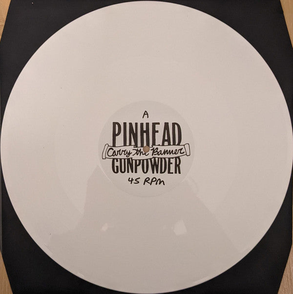 Pinhead Gunpowder : Carry The Banner (12", MiniAlbum, RE, Whi)
