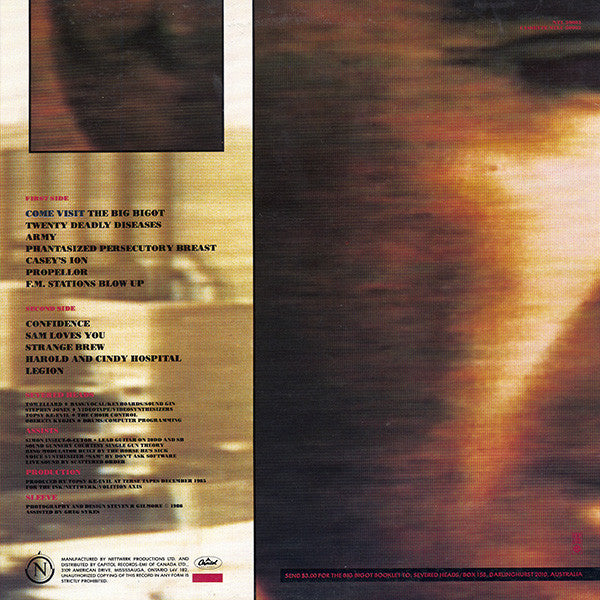 Severed Heads : Come Visit The Big Bigot (LP, Album)