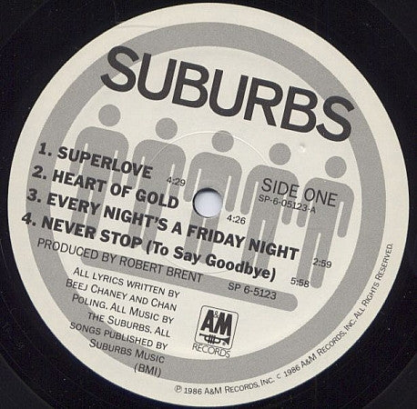 Suburbs* : Suburbs (LP, Album, Ind)