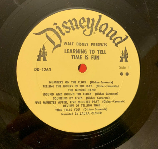 Laura Olsher And Tutti Camarata : Learning To Tell Time Is Fun (LP, Album)
