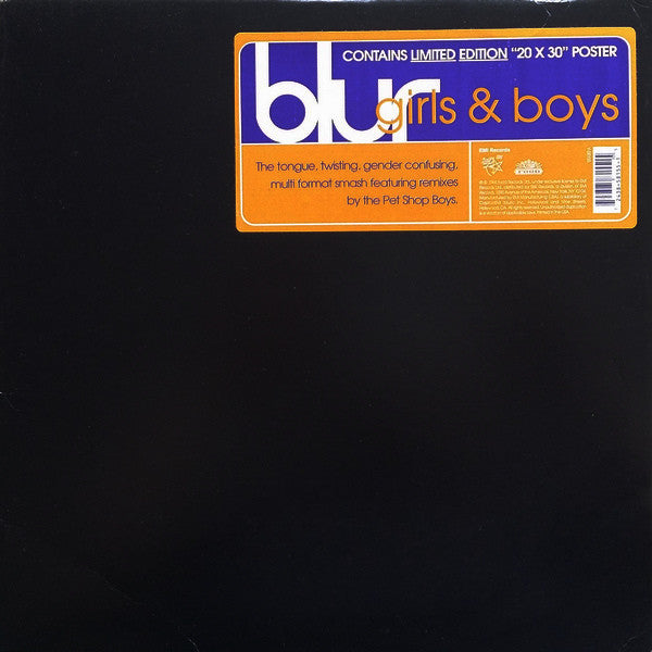 Blur : Girls & Boys (12", Maxi, Ltd, Ora)