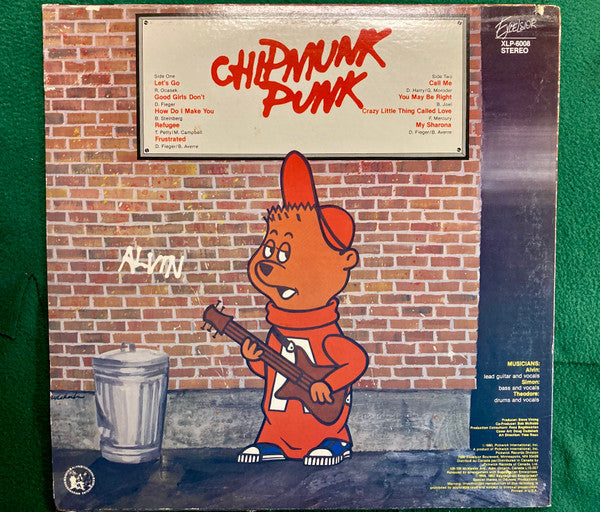 The Chipmunks : Chipmunk Punk (LP, Album, Kee)