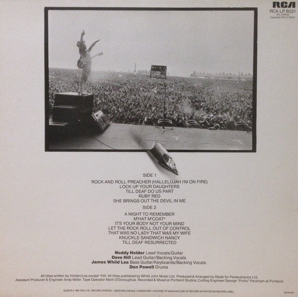Slade : Till Deaf Do Us Part (LP, Album)