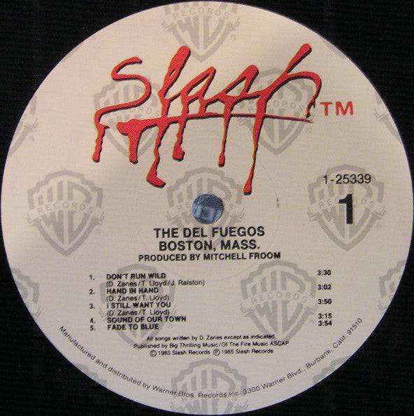 The Del Fuegos : Boston, Mass. (LP, Album, All)