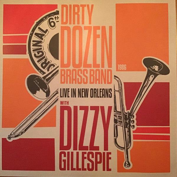 The Dirty Dozen Brass Band With Dizzy Gillespie : Live In New Orleans (LP, Album, S/Edition, Red)