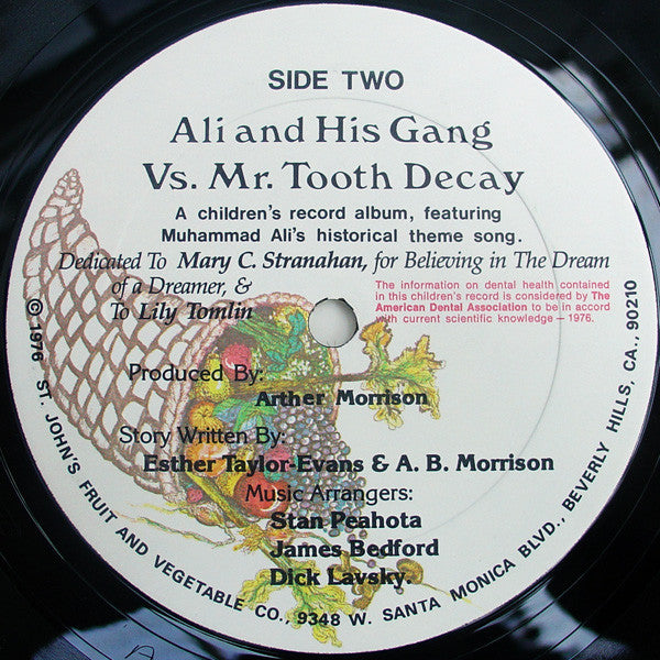 Muhammad Ali (2) & The Ali Gang : The Adventures Of Ali And His Gang Vs. Mr. Tooth Decay (Volume 1) (LP, Album)