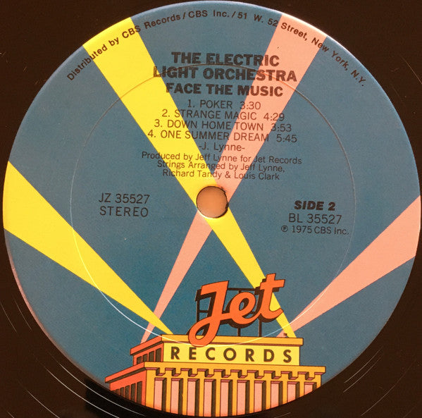 Electric Light Orchestra : Face The Music (LP, Album, San)