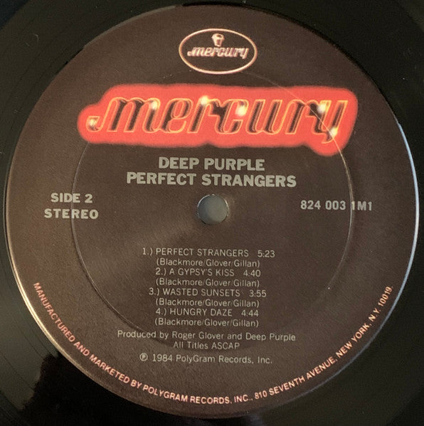 Deep Purple : Perfect Strangers (LP, Club, CRC)