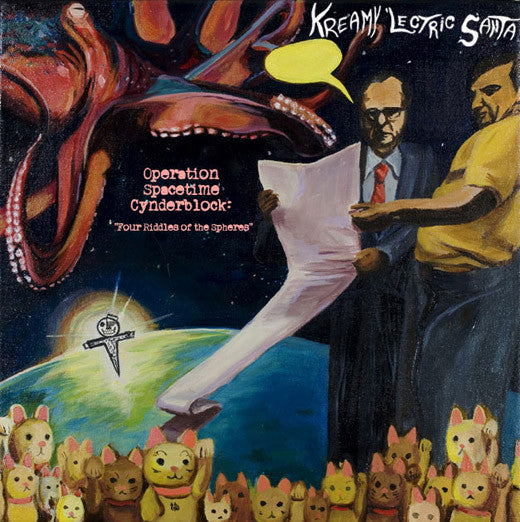 Kreamy 'Lectric Santa : Operation Spacetime Cynderblock: "4 Riddles Of The Spheres" (LP, Album + CD, Album)