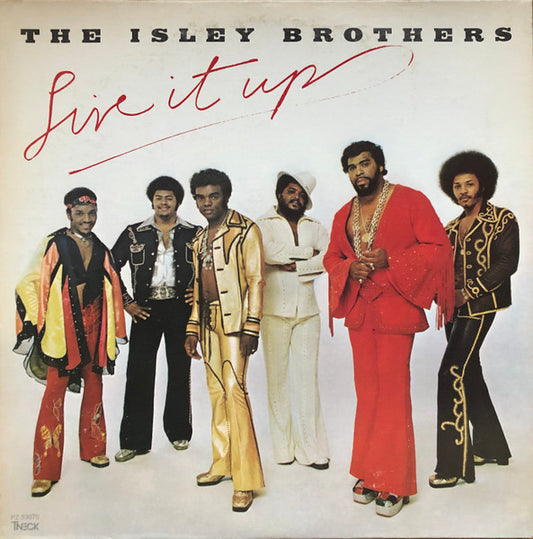 The Isley Brothers : Live It Up (LP, Album, Pit)