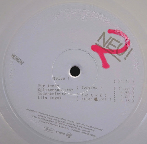 Neu! : Neu! 2 (LP, Album, RE, RP, Whi)