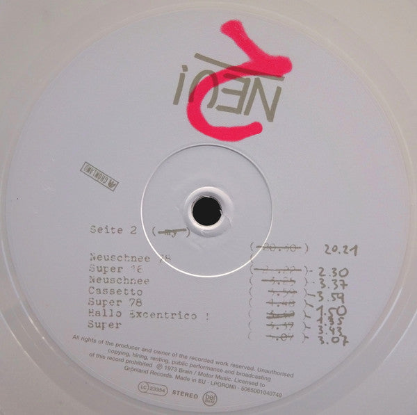 Neu! : Neu! 2 (LP, Album, RE, RP, Whi)