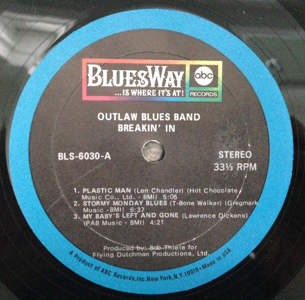 The Outlaw Blues Band : Breaking In (LP)