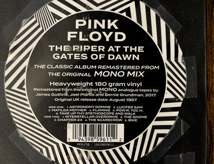 Pink Floyd : The Piper At The Gates Of Dawn (LP, Album, Mono, RE, RM, RP, 180)