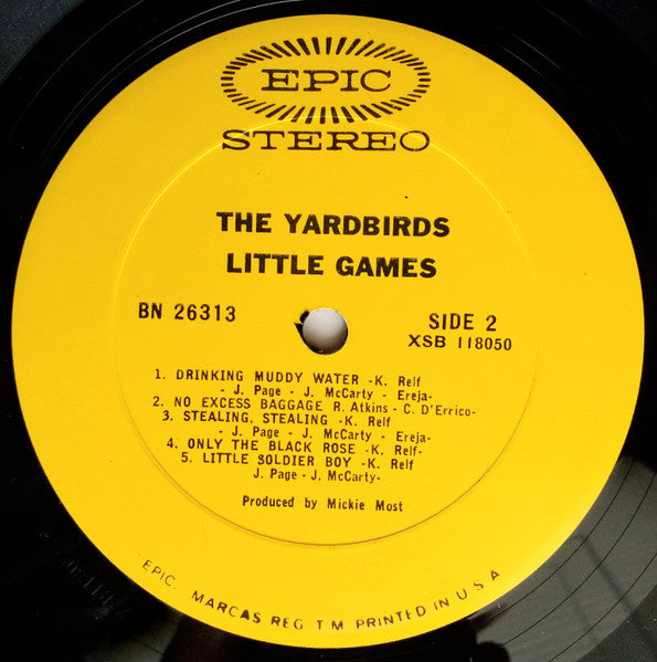 The Yardbirds : Little Games (LP, Album, San)