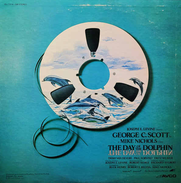 Georges Delerue : The Day Of The Dolphin (Original Motion Picture Soundtrack) (LP, Album, Son)