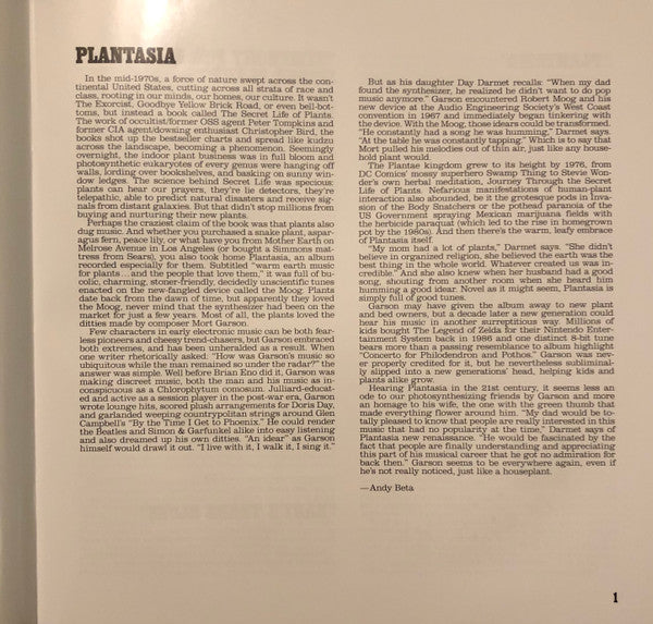 Mort Garson : Mother Earth's Plantasia (LP, Album, Ltd, RE, RM, Gre)
