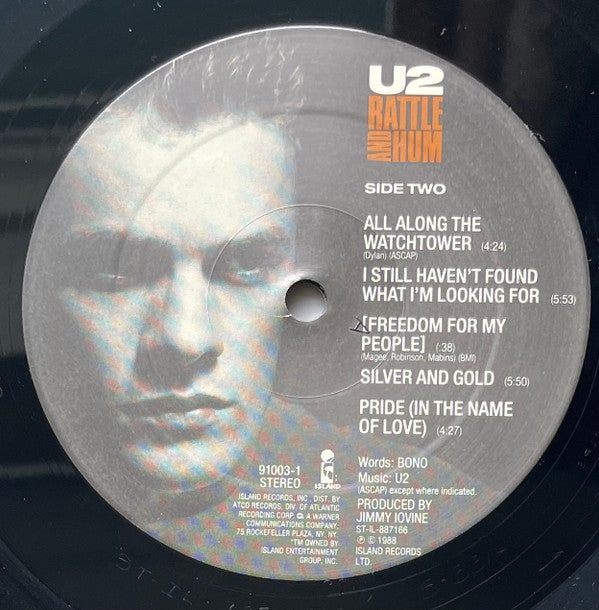 U2 : Rattle And Hum (2xLP, Album, Spe)